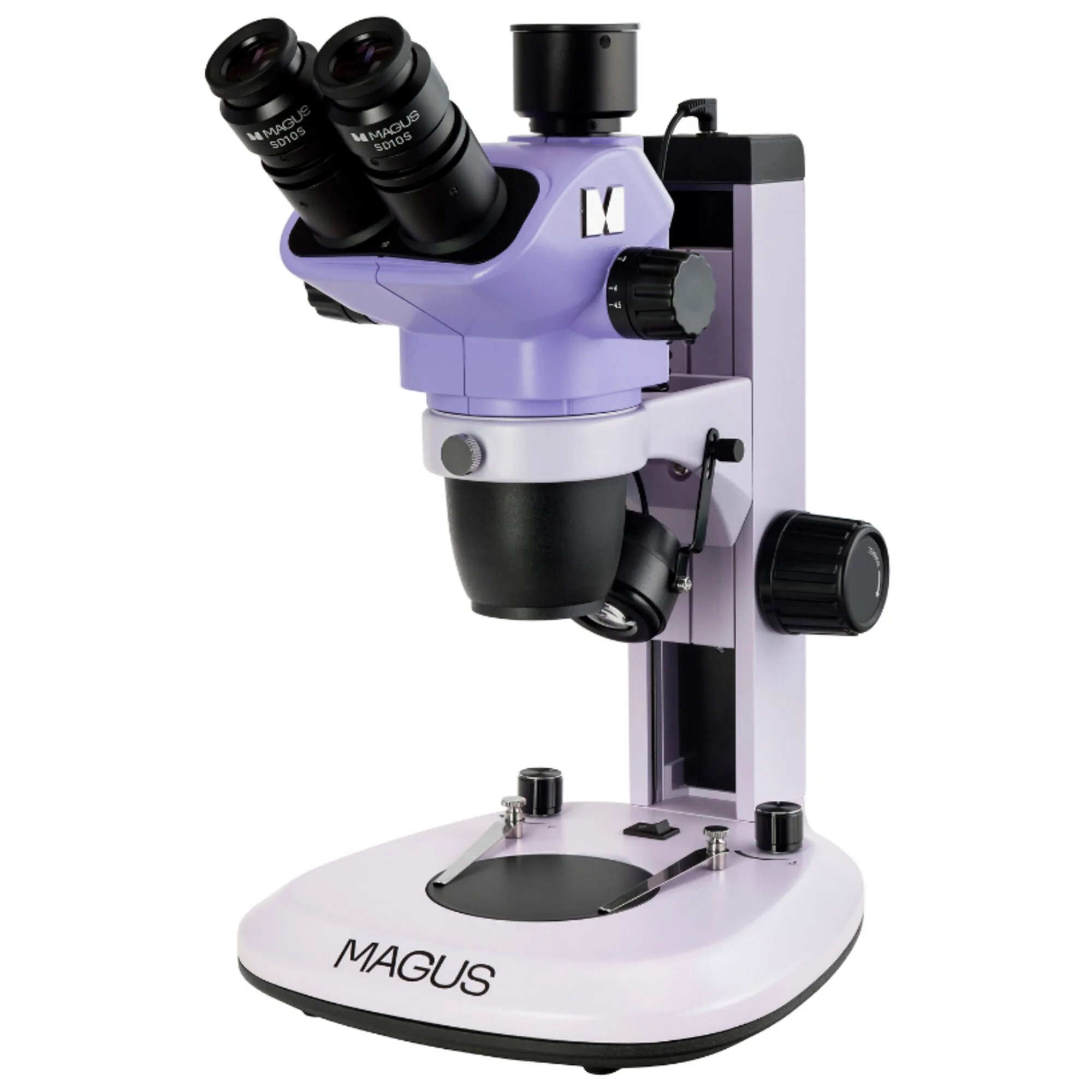 Microscope stéréo zoom  7T 6.7x-45x trino Greenough 3W LED