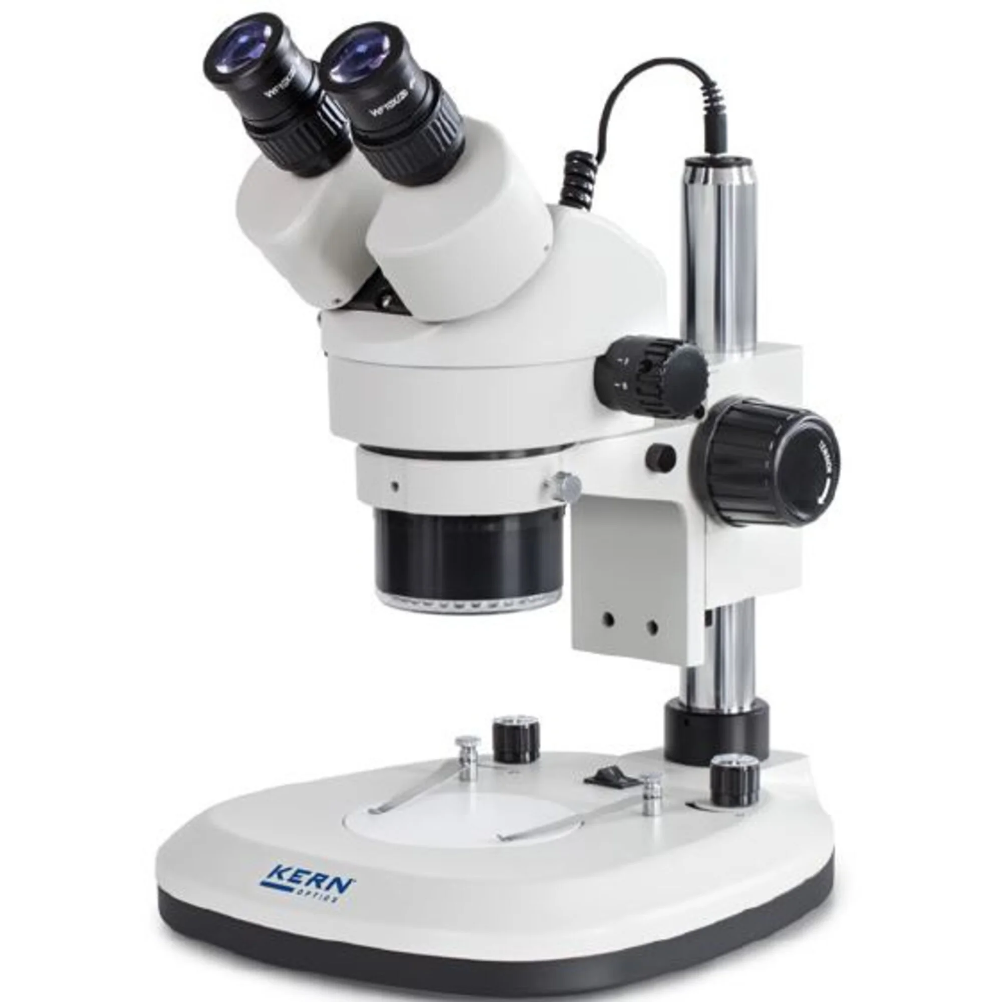 Microscope stéréo zoom  OZL 465, bino, Ringl, Greenough, 0,7-4,5x, HWF10x20, 3W LED