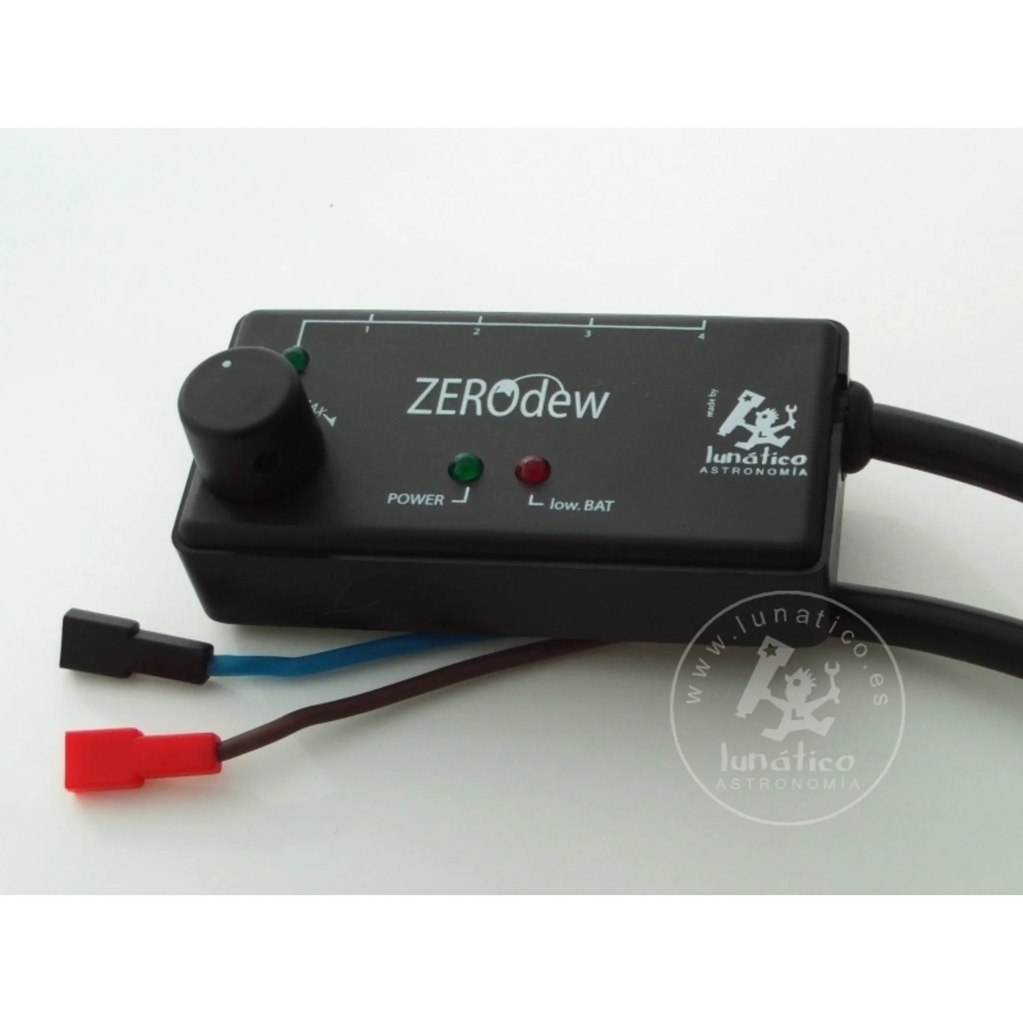 Boîtier de contrôle ZeroDew avec prise pour batterie