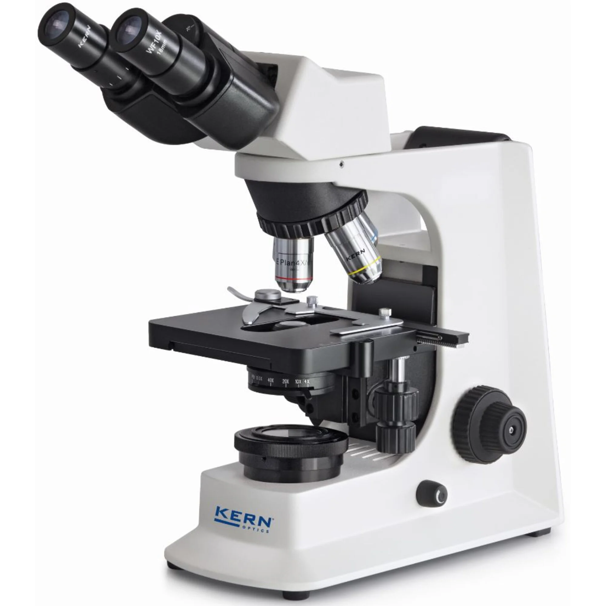 Microscope  Bino Inf E-Plan 4/10/40/100, WF10x20, 3W LED, OBL 127