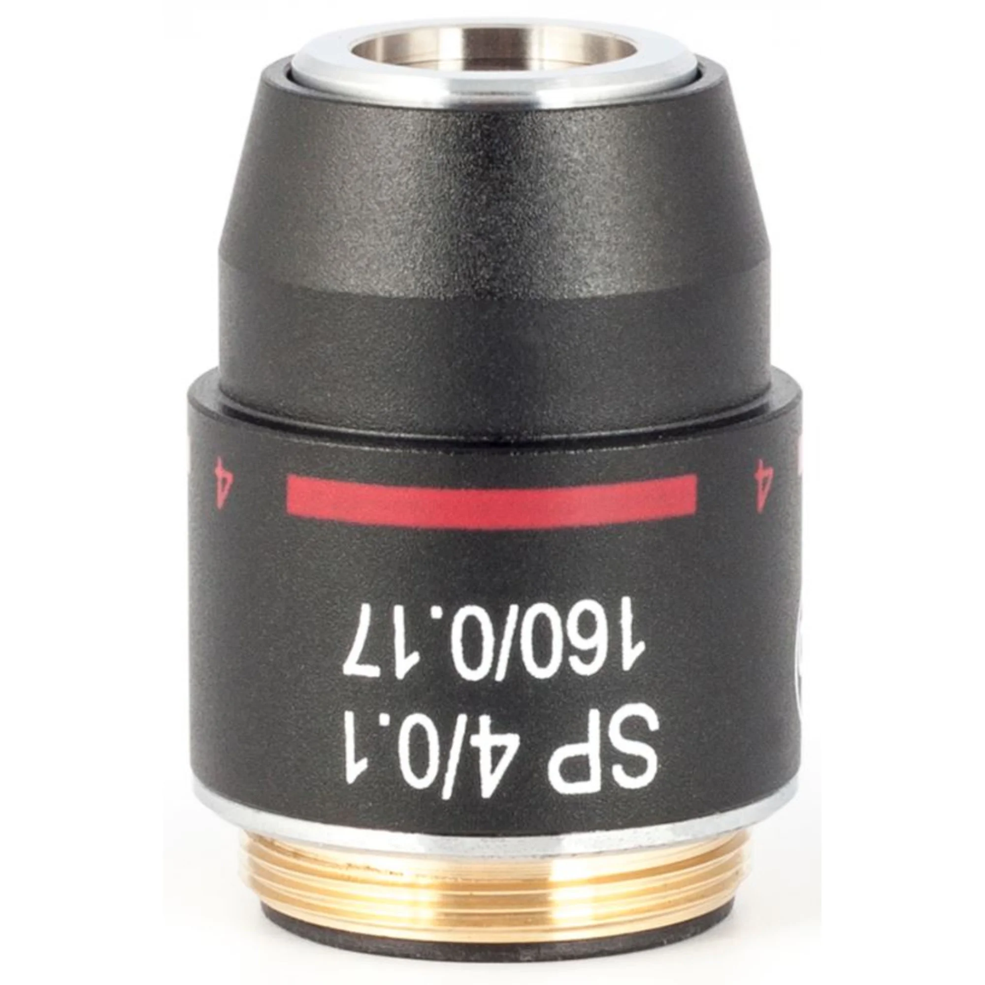Objectif  SP semiplan achro, 4X/0.10 w.d.=17mm (RedLine200)