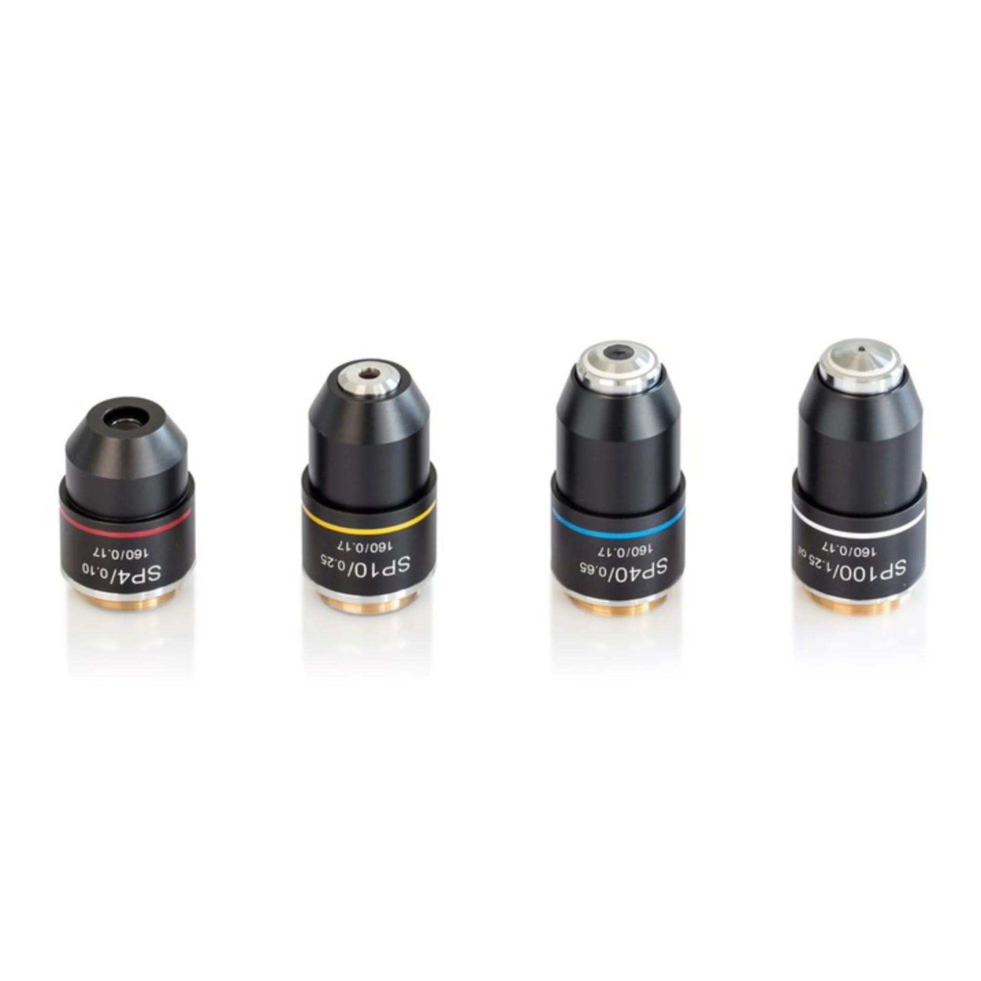 Objectifs, OBB-A1565, e-plan, achro, 100x/1,25, huile, w.d. 0,07mm, à ressort, anti-fongique