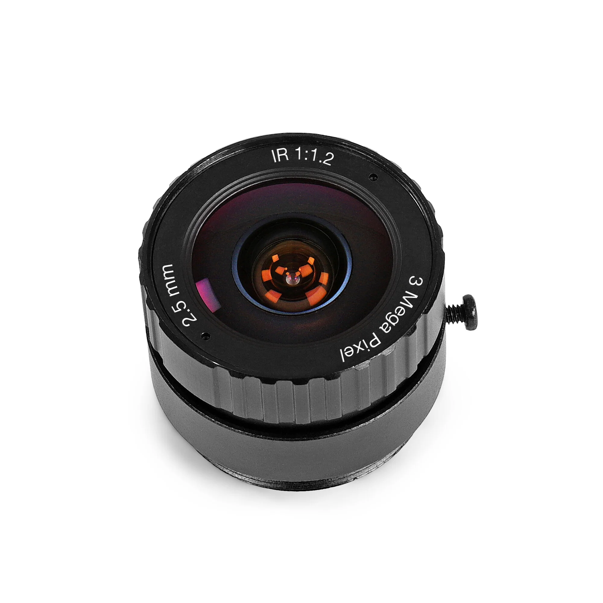 Objectif monture CS 2,5mm, f/1,2