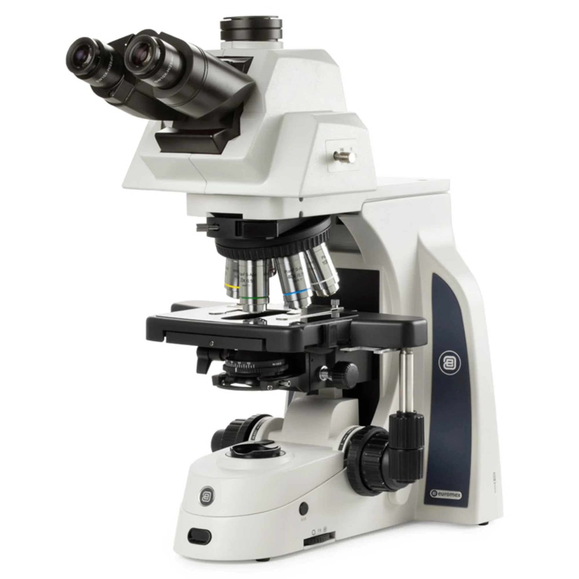 Microscope  Mikroskop DX.1158-APLi, trino, plan, apo, 40x-1000x, ergo head, AL, LED-3W