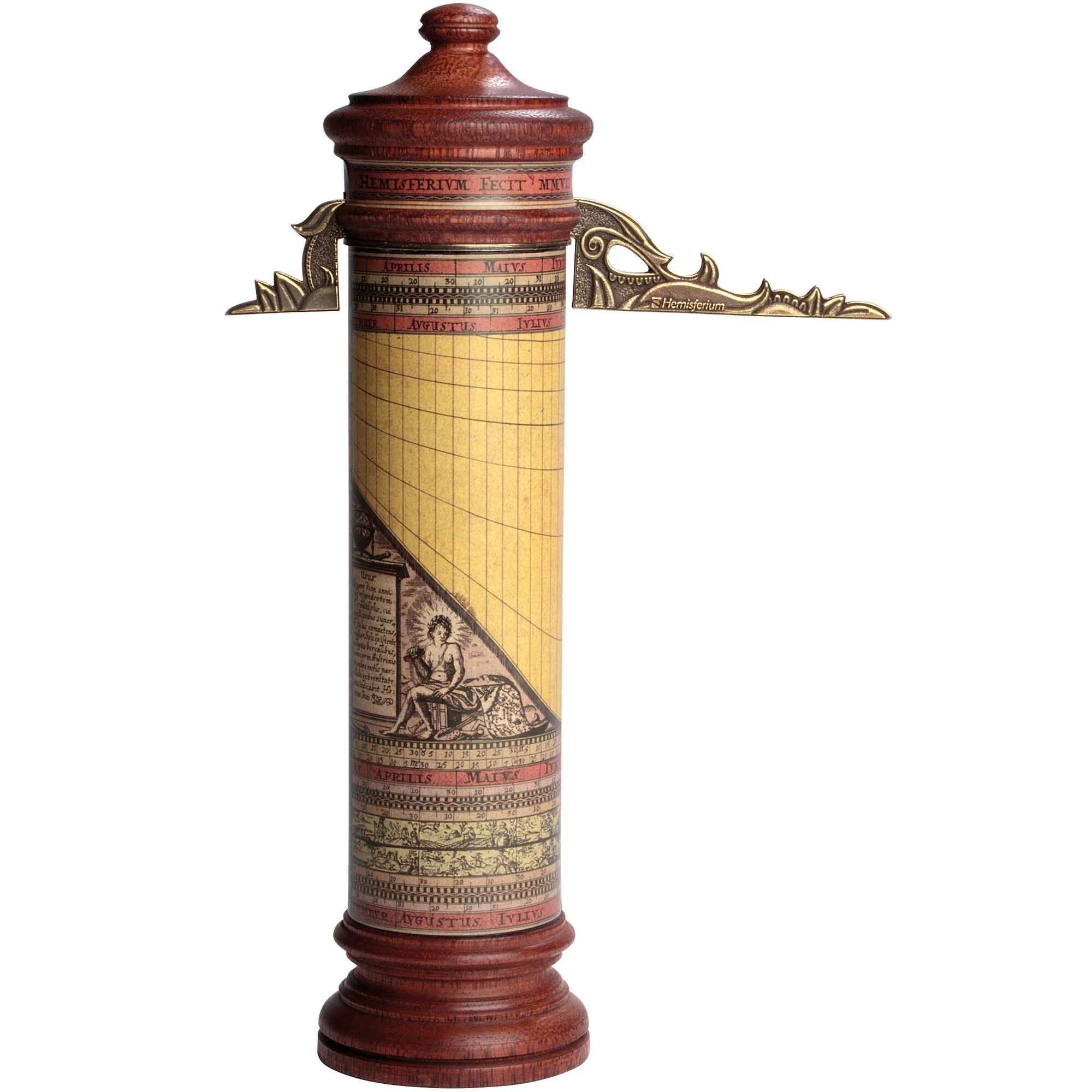 Cadran solaire cylindrique vertical