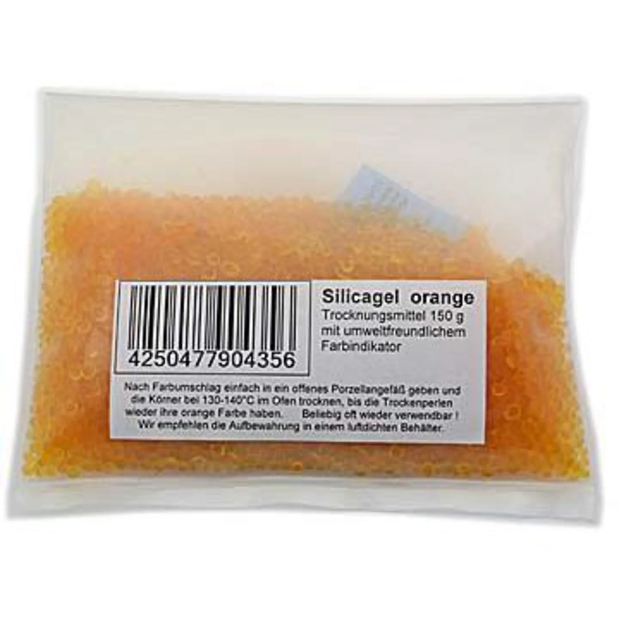 Gel de silice avec indicateur de couleur 150 g
