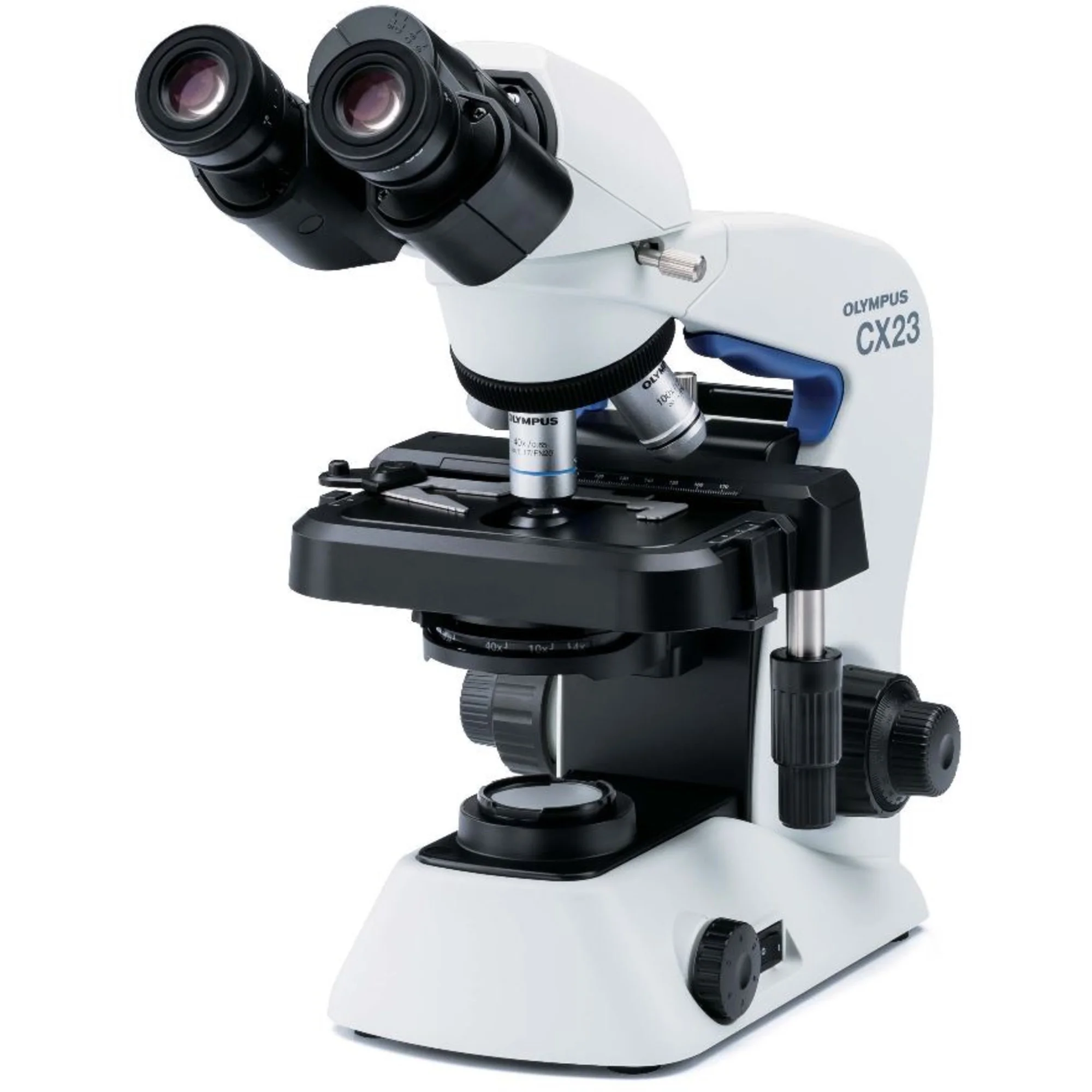 Microscope  Olympus CX23 RFS1, bino, plan, achro, 40x,100x, 400x, 1000x, LED