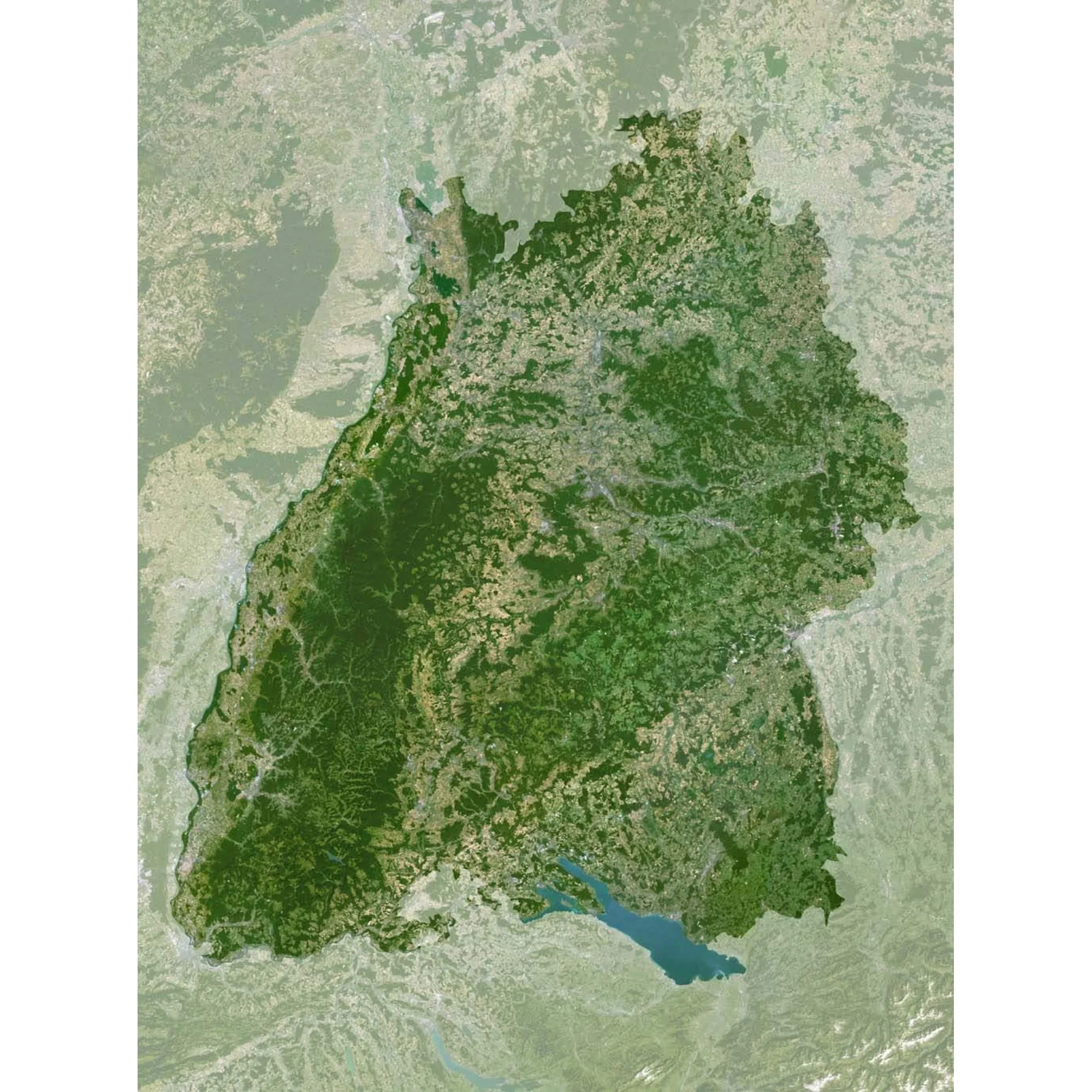 Carte régionale  Planète Observer Bade-Wurtemberg