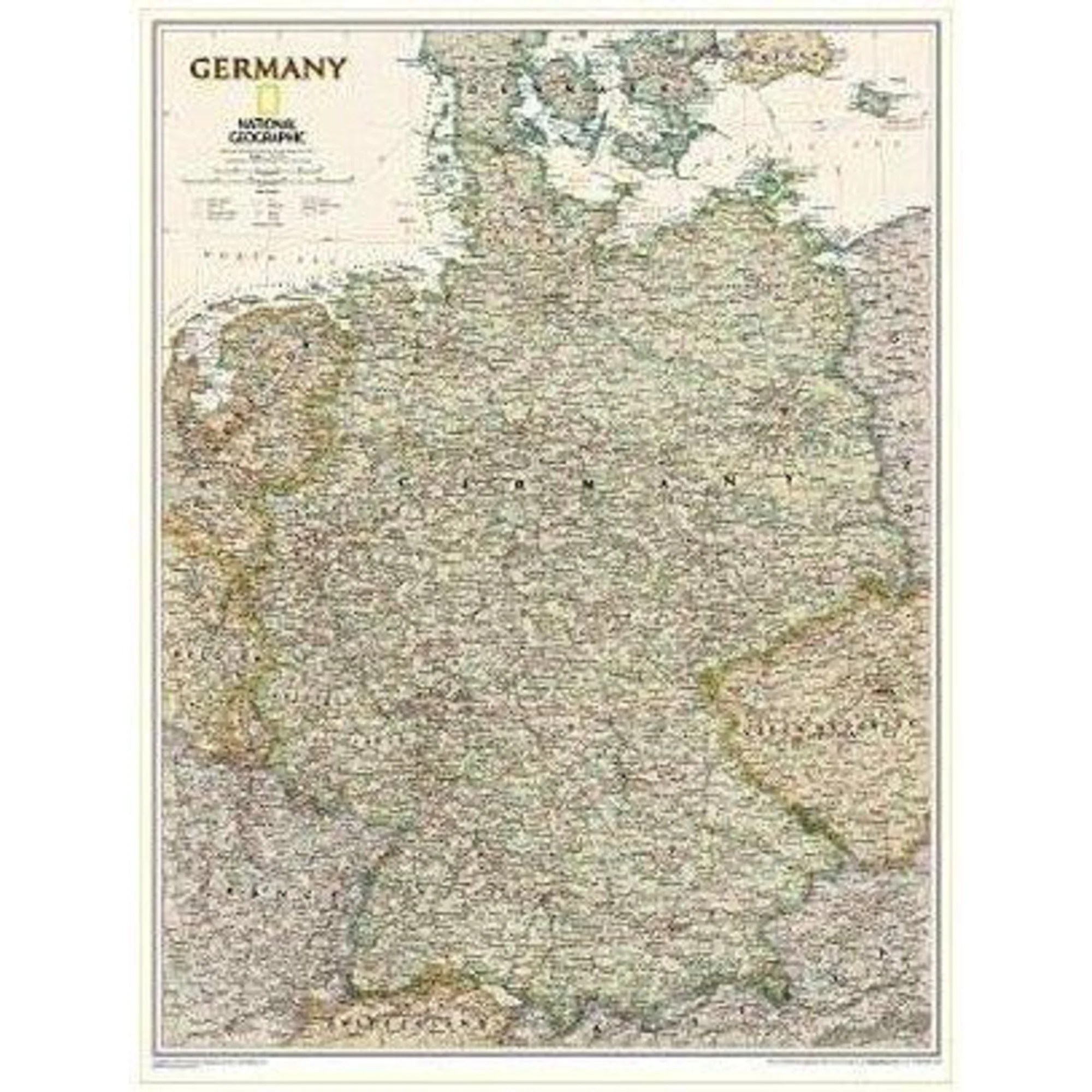 Carte géographique  Allemagne