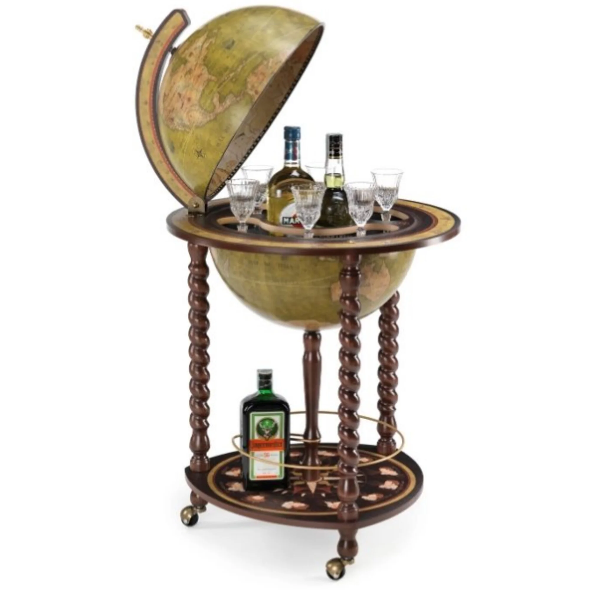 Globe de bar  Explora Olive Greene 40 cm