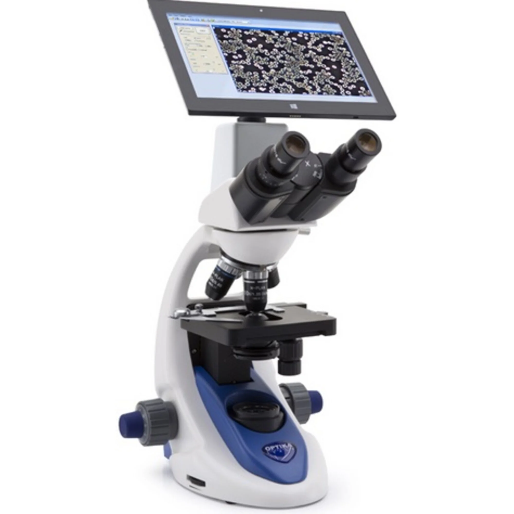 Microscope  B-190TBPL, cam 3.1MP, tablet, 10.1 inch, DIN, N-plan, 40-1000xO/W, X-LED