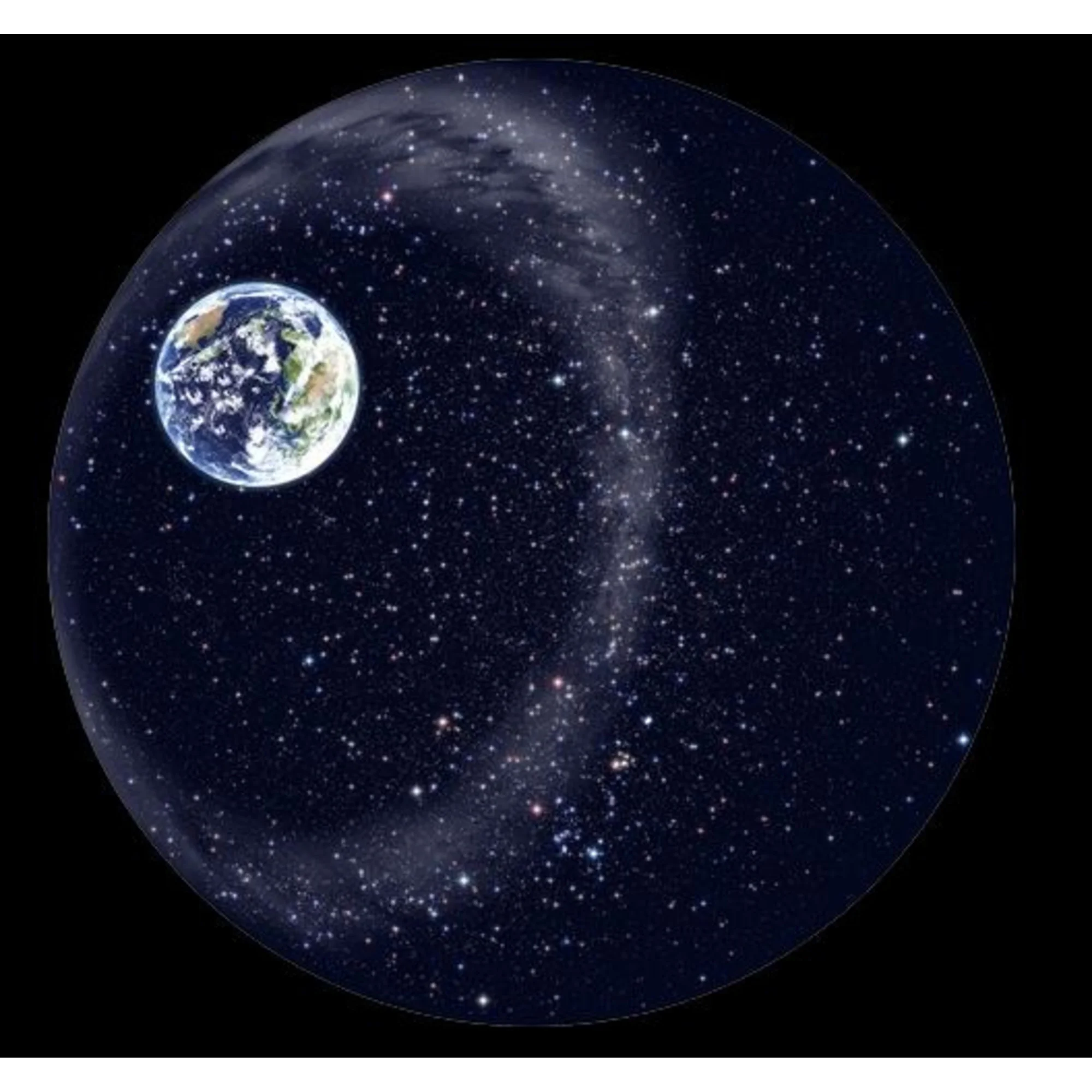 Diapositive pour le Planetarium Homestar de Sega La Terre dans l'espace