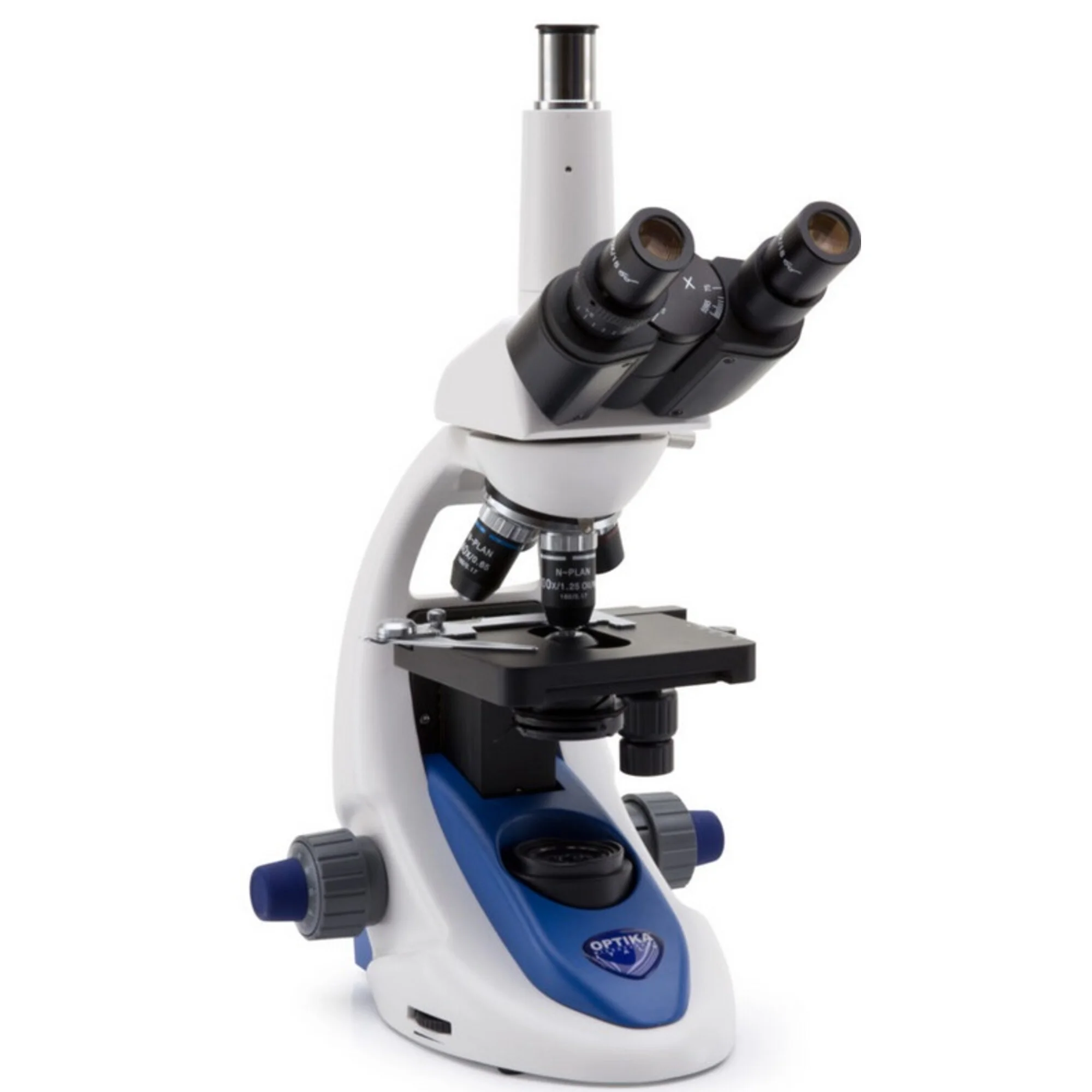 Microscope  B-193PL,trino, DIN, N-plan, 40-1000xO/W, X-LED