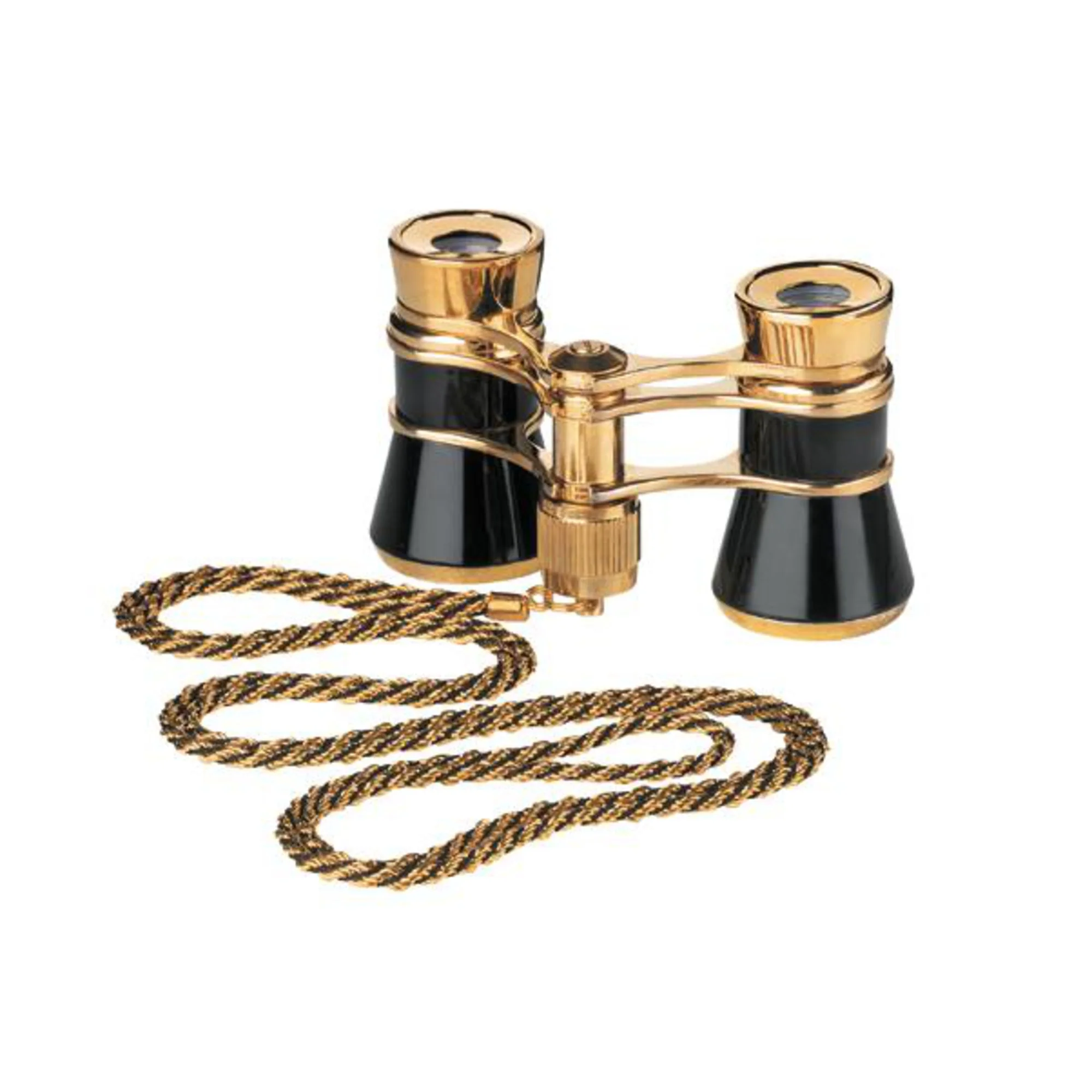 Jumelles de théâtre  Opera glasses Glamour 3x25 black-gold avec chaîne