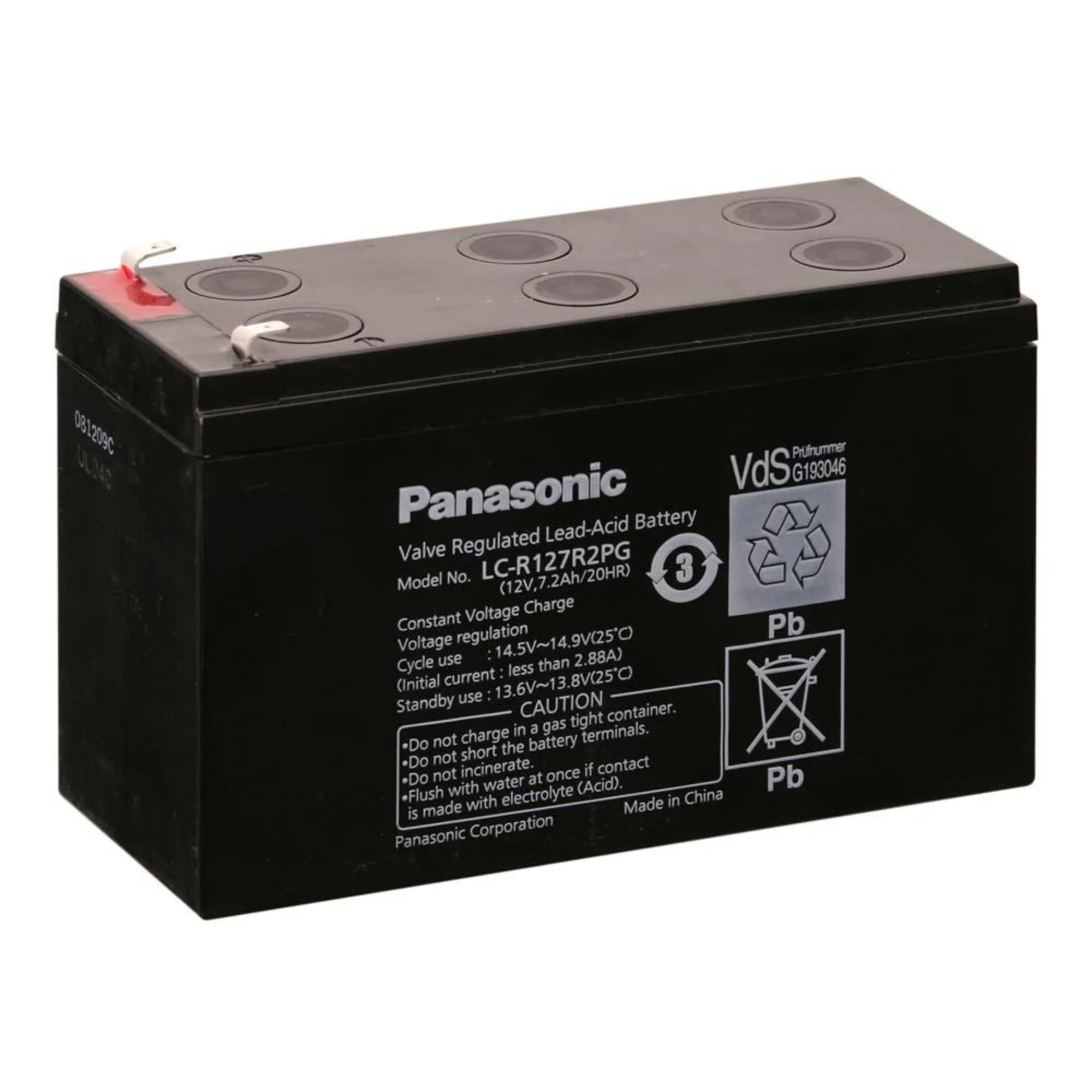 Accumulateur plomb-gel Panasonic
