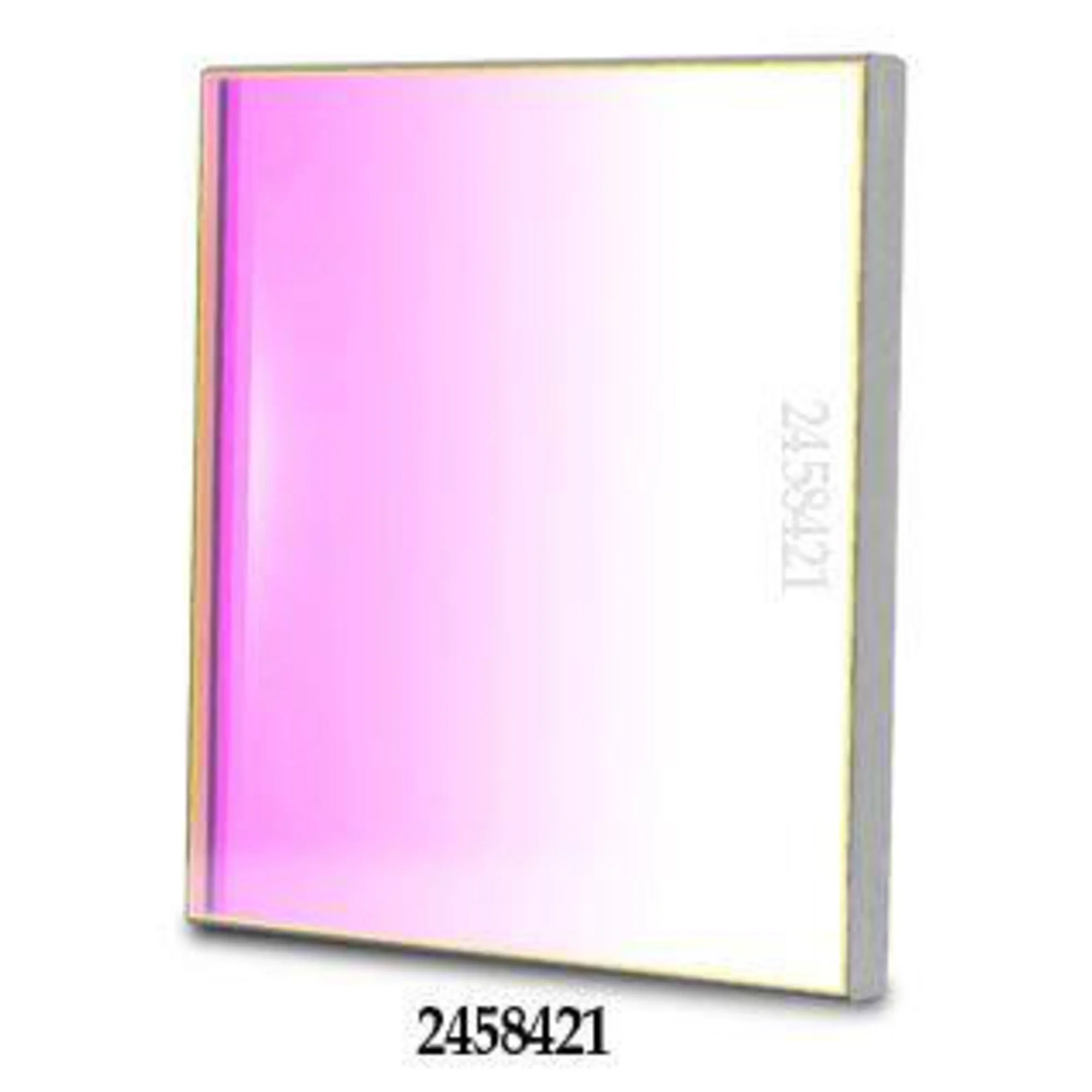 Filtre verre clair 65x65x3mm