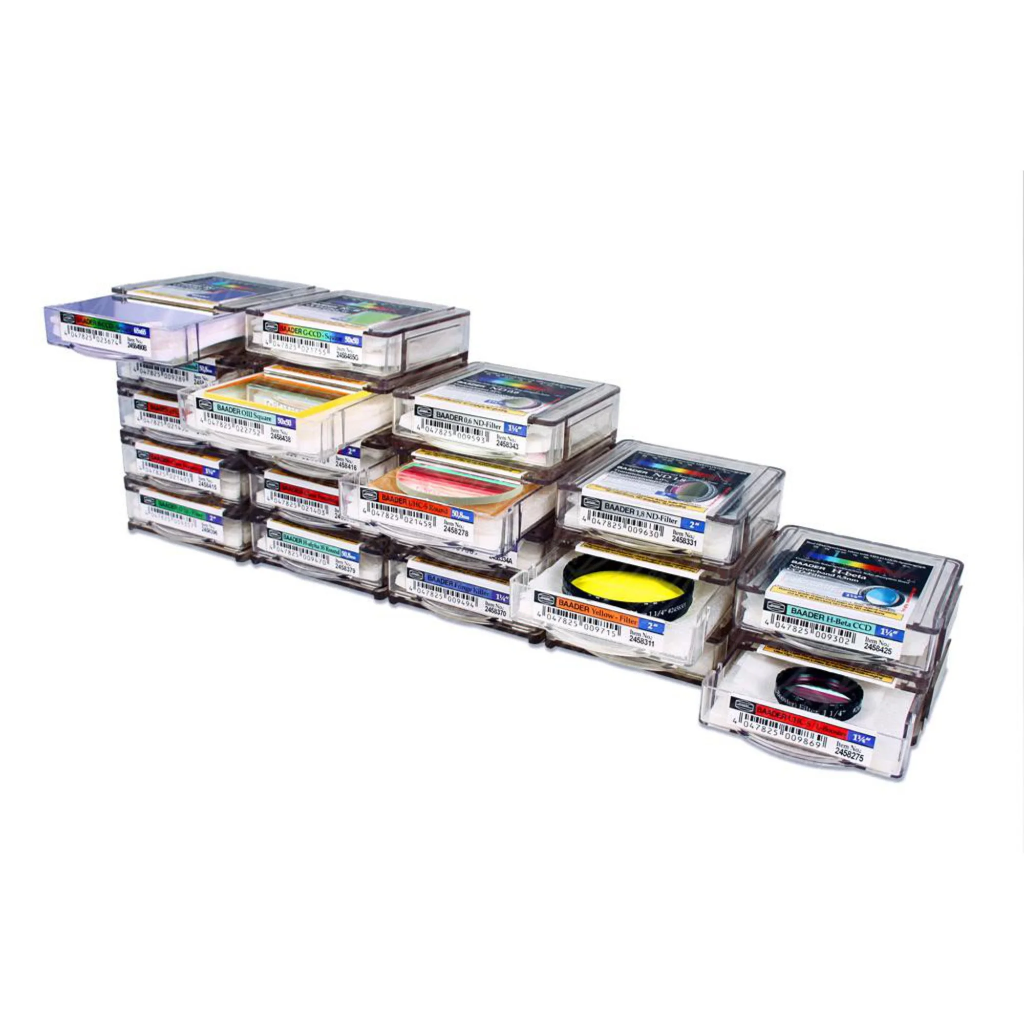 Boîte à filtre empilable pour tous filtres de 31,75 mm à 65x65mm