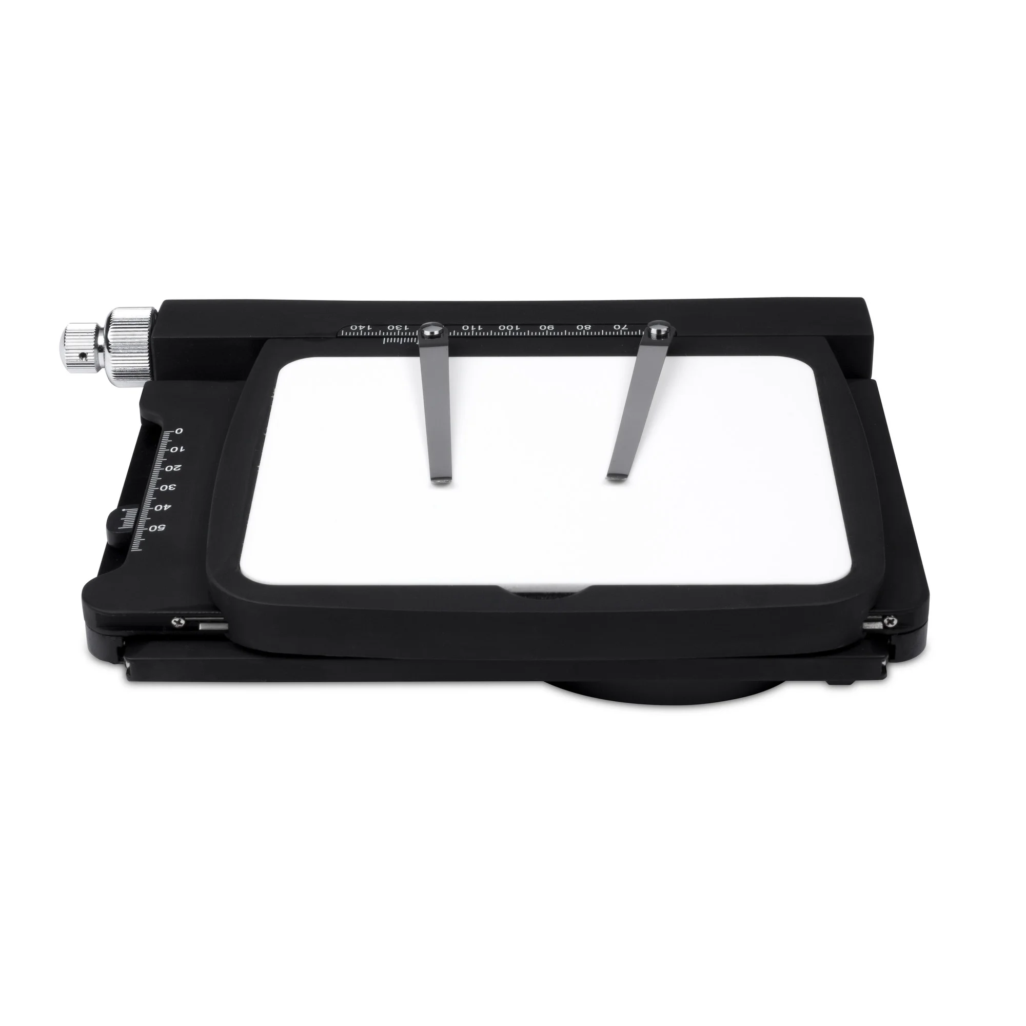 Table en croix pour stéréomicroscope