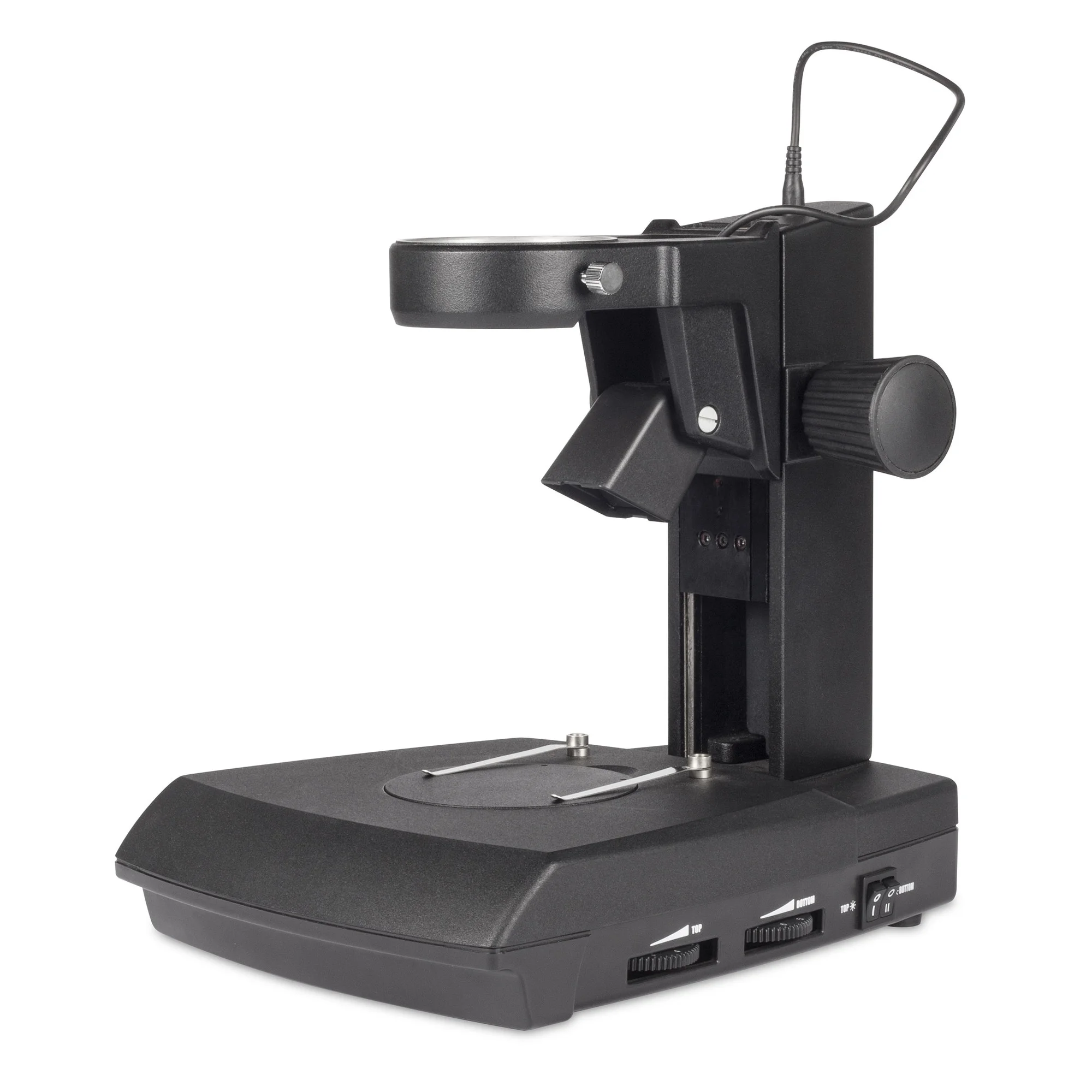 Statif à lumière LED réfléchie et transmise  avec platine large ESD (Bras fixe)